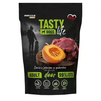 BIOFEED Tasty Dogs Life veado - comida húmida - 150g