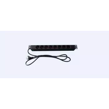 Microconnect CABINETACC23 unidade de distribuição de energia (PDU) 8 saídas AC 1U preto