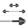 Halteres ajustáveis REBEL ACTIVE em mala 30 kg com barra