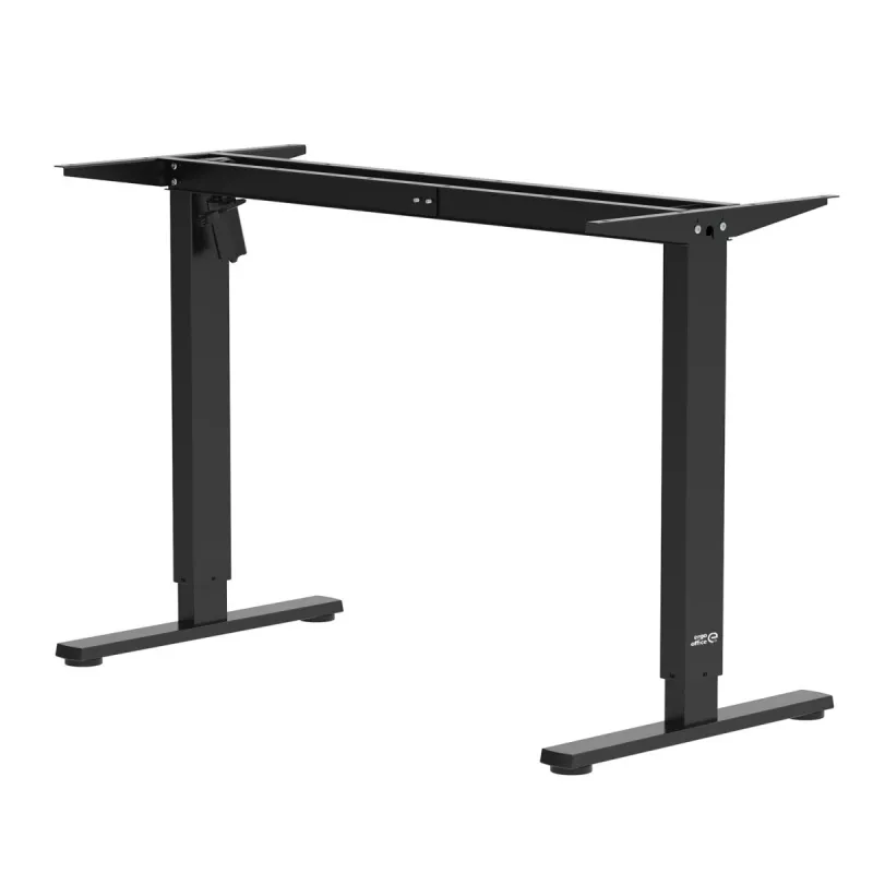 Secretária com ajuste elétrico de altura Ergo Office, altura máx. 1160 mm, máx. - 80 kg, sem tampo para trabalho sentado/de pé, preto, ER-400 B