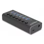 DeLOCK 64326 hub de interface USB 3.2 Gen 2 (3.1 Gen 2) Type-C 10000 Mbit/s preto