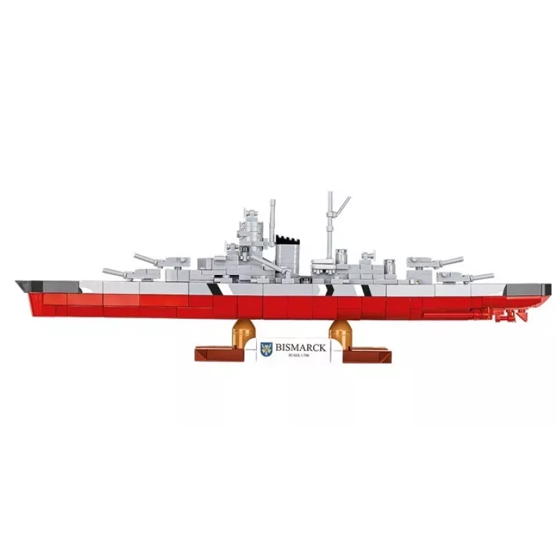 Conjunto de construção Cobi Couraçado Bismarck modelo, 590 peças