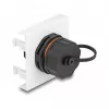 Módulo Easy 45 DeLOCK rede RJ45 Cat.6A 45x45mm 1000 Mbit/s preto
