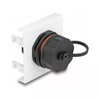 Módulo Easy 45 DeLOCK rede RJ45 Cat.6A 45x45mm 1000 Mbit/s preto