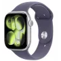 Apple Watch Series 11 GPS + Cellular 42mm Caixa de alumínio prateado com bracelete desportiva Purple Fog - M/L