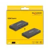 Comutador HDMI DeLOCK 3 x HDMI entrada para 1 x HDMI saída 8K 60 Hz