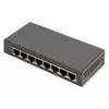 Switch não gerido Digitus 8 portas Gigabit Ethernet 10/100/1000 Caixa metálica