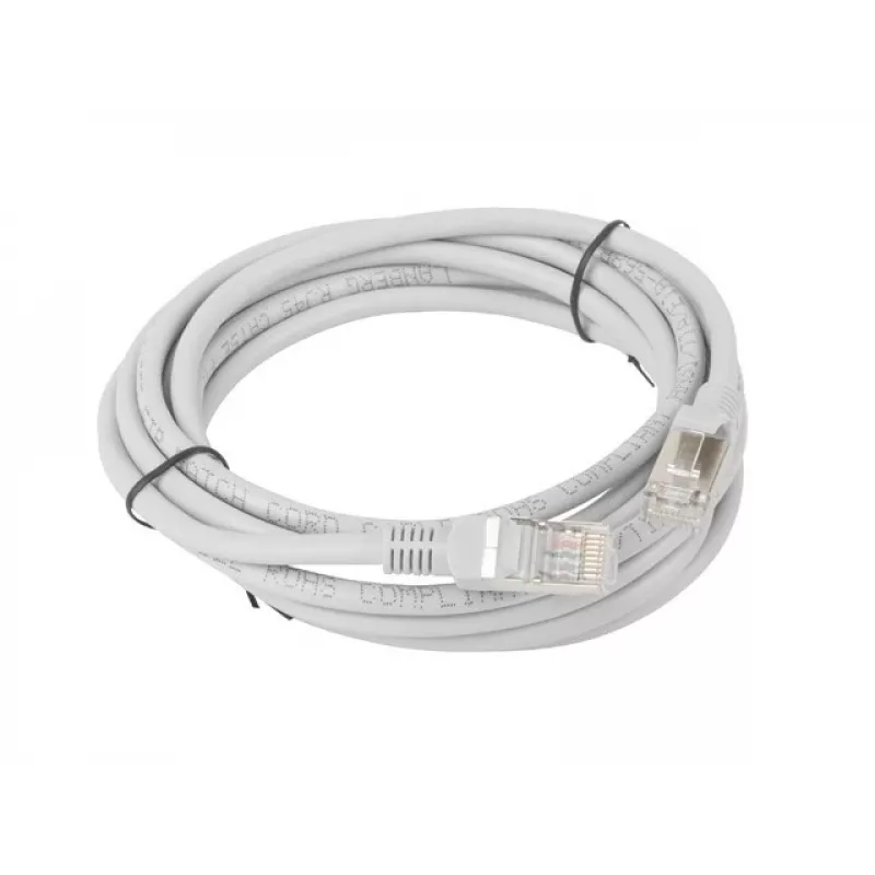 Cabo de rede LANBERG PCF5-10CC-0300-S Cat5e F/UTP RJ-45 3 m cinzento
