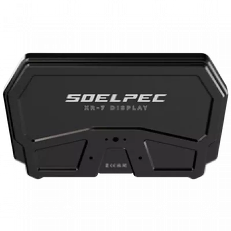 Ecrã SOELPEC XR-7, ecrã tátil de simracing, telemetria RGB - preto