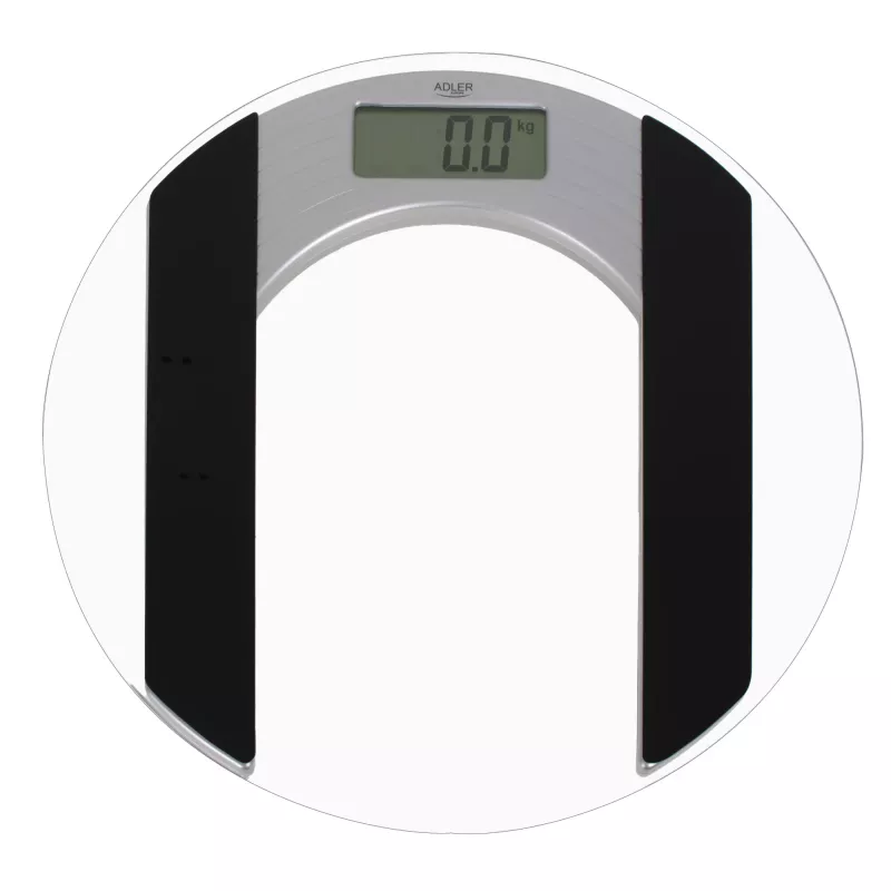 Adler | Balança de gordura corporal | Carga máxima 150 kg | Precisão 100 g | Vidro
