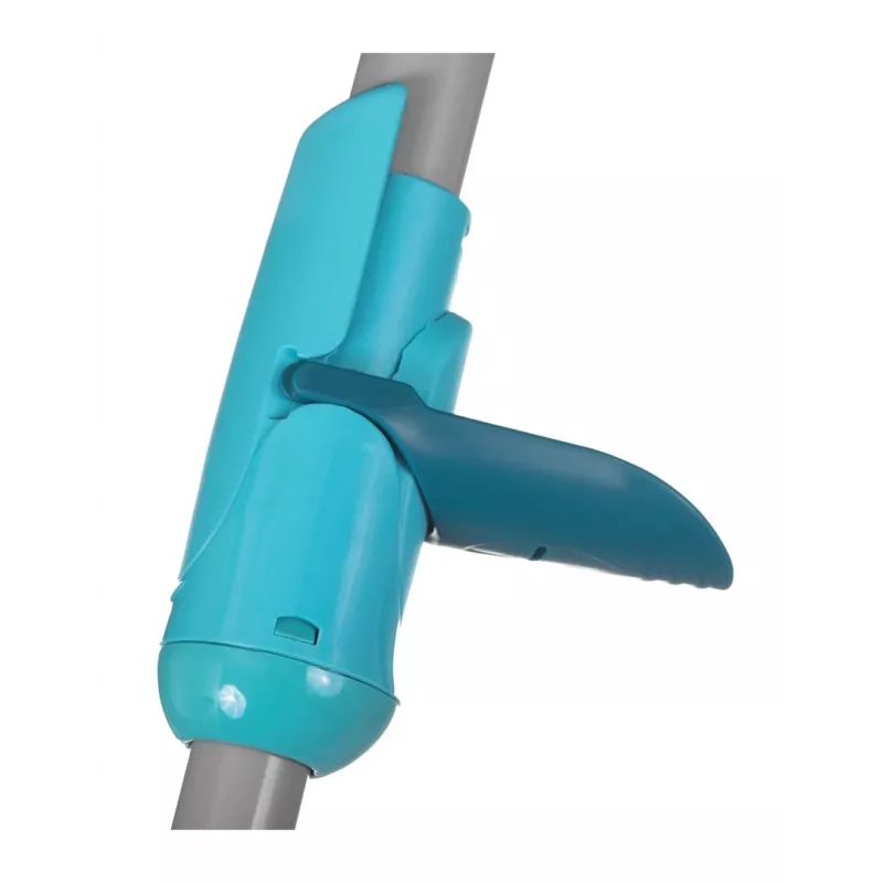 Sistema de limpeza Leifheit Clean Twist Mop Ergo mobil, depósito único, azul, com mopa e rodas direcionais