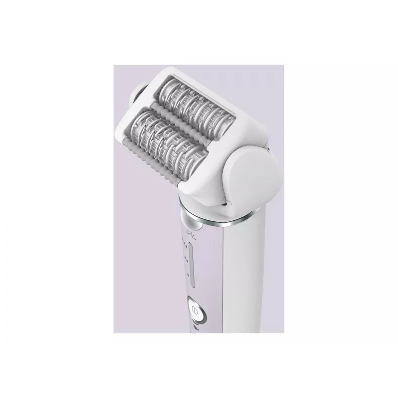 Depiladora Panasonic ES-EY30A – 60 pinças, 3 velocidades, molhado e seco, a pilhas, branco/lilás