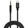 Cabo de áudio Savio CL-187 1m preto conector macho para conector macho