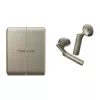 Tradutor In-Ear Timekettle W4 AI dourado — auscultadores de interpretação simultânea