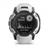 Garmin Instinct 2X Solar 2,79 cm (1,1) MIP 50 mm Digital 176 x 176 píxeis Ecrã tátil branco GPS (satélite)