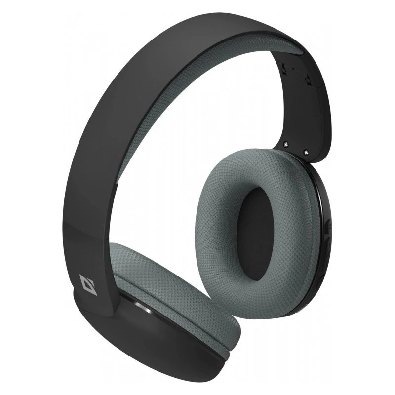 Defender FreeMotion B480 63480 auscultadores sem fios supra-auriculares, Bluetooth 5.3, USB-C, AUX, microSD, até 14 h, 20-20000 Hz, pretos