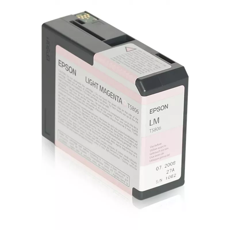 Epson Pacote Individual Magenta Claro T580600, Magenta Claro, Tinta Pigmentada, 80 ml, 1 unid.