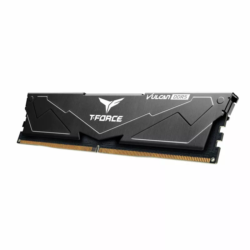 T-FORCE Vulcan - DDR5 - kit - 32 GB: 2 x 16 GB - DIMM 288-PIN - 3000 MHz / PC5-48000 - CL30 - 1,35 V - unbuffered - On-Die-ECC - preto (FLBD532G6000HC30DC01)