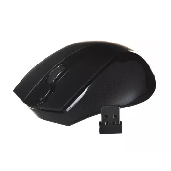 Rato RF sem fios A4Tech G9-500F, para destros, 1000 DPI, recetor nano 2,4 GHz, alcance 15 m, pilha AA