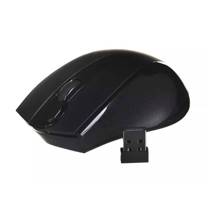 Rato RF sem fios A4Tech G9-500F, para destros, 1000 DPI, recetor nano 2,4 GHz, alcance 15 m, pilha AA