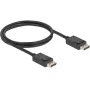 Cabo DisplayPort DeLOCK 81174 1 m preto DisplayPort para DisplayPort