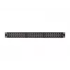 PATCH PANEL 48 PORTAS 1U 19 CAT6A FTP BLINDADO PRETO LANBERG