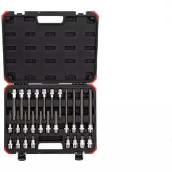 Pontas de chave de fendas Gedore Red 1/2 polegadas encaixe XZN 26 dentes (modelo R68003026)