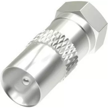 Hama 00205221 conector coaxial tipo F 1 unid.