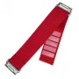 Pulseira de nylon de 22 mm de substituição FIXED para Garmin QuickFit 160–210 mm vermelha