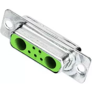 Conector de cabo D-Sub 2 Harting 09 69 201 5072 verde metálico