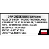 Conjunto Cobi ORP Orzeł 193 blocos modelo de navio para montagem