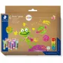 Tinta para pintar com os dedos STAEDTLER Fingermalfarbe NJ Neon estojo de 6 peças (8816F C6)