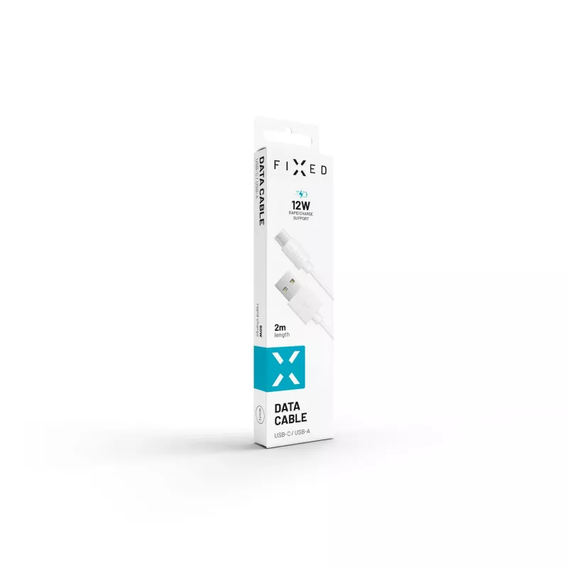 Cabo de dados e carregamento USB para USB-C FIXED FIXD-UC2M-WH — 2,0 m, branco