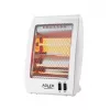 Adler | Aquecedor | AD 7709 | Aquecedor halogéneo | 800 W | Número de níveis de potência 2 | Branco