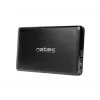 NATEC NKZ-0448 RHINO caixa externa USB 3.0 para discos SATA de 3,5 polegadas preta em alumínio
