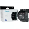 Relé inteligente Shelly Wave PRO 3 — preto, caixa de plástico, 110–240 V AC, 50–60 Hz, 0,3 W, 53×59×96 mm