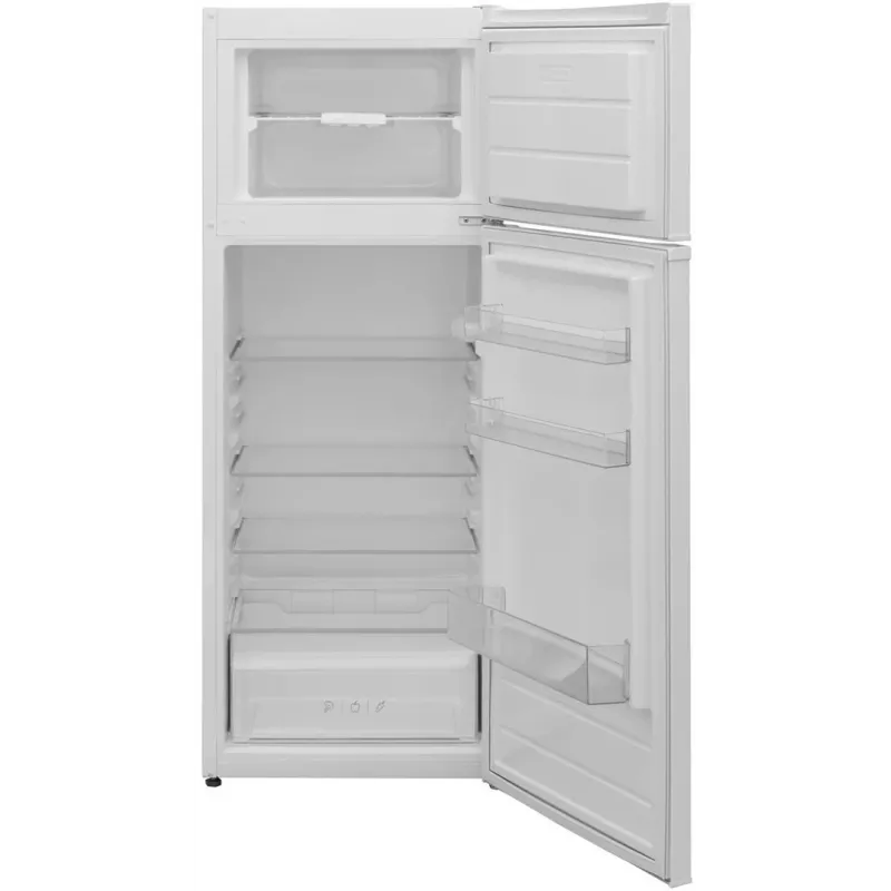 Combinado frigorífico-congelador AMICA FD2355.4(E) — 235 L, congelador em cima, branco, R600a, independente, 1450×540×570 mm