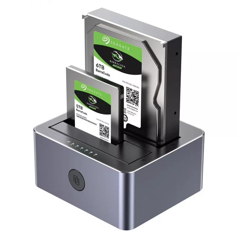 Unitek estação de clonagem 2X SATA 2,5/3,5 USB 5GB