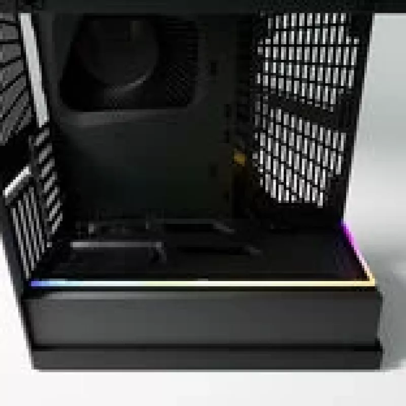 Kit de amplificação de luz RGB HYTE Noodle — Caixa universal, preto, 575×14×5,3 mm