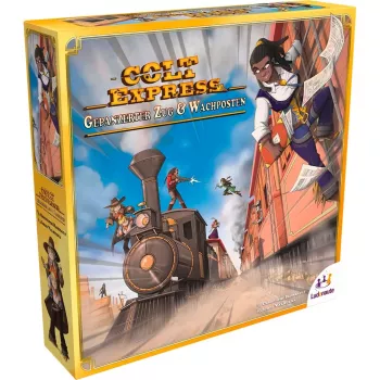 Colt Express - Gepanzerter Zug & Wachposten, expansão de jogo de tabuleiro