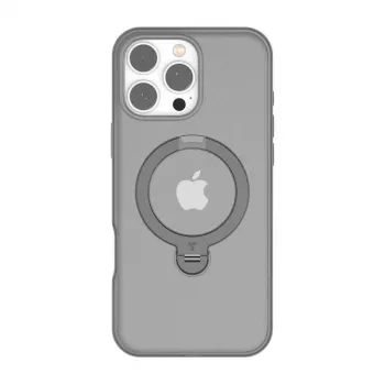 Capa transparente Torras para iPhone 16 Pro — UPRO OSTAND SPIN SERIES, capa de proteção transparente leve e fina