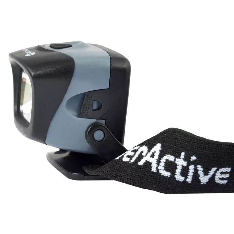 Lanterna de cabeça everActive HL-150, lanterna frontal, 150 lm, 3 W, IPX4, 3×AAA, preto