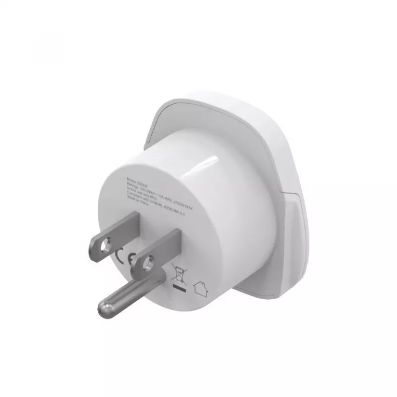 Adaptador de viagem GEMBIRD A-AC-USMINTF — universal para tomada dos EUA, 10 A