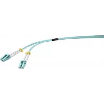 Cabo de ligação de fibra ótica Renkforce [1x ficha LC - 1x ficha LC] 50/125 µ multimodo OM3 1,00 m (RF-4491748)