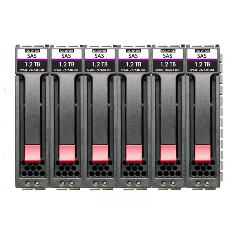 HPE MSA 14,4 TB (6 x 2,4 TB) 12G SAS 10K SFF pack de discos rígidos (R0Q67A)