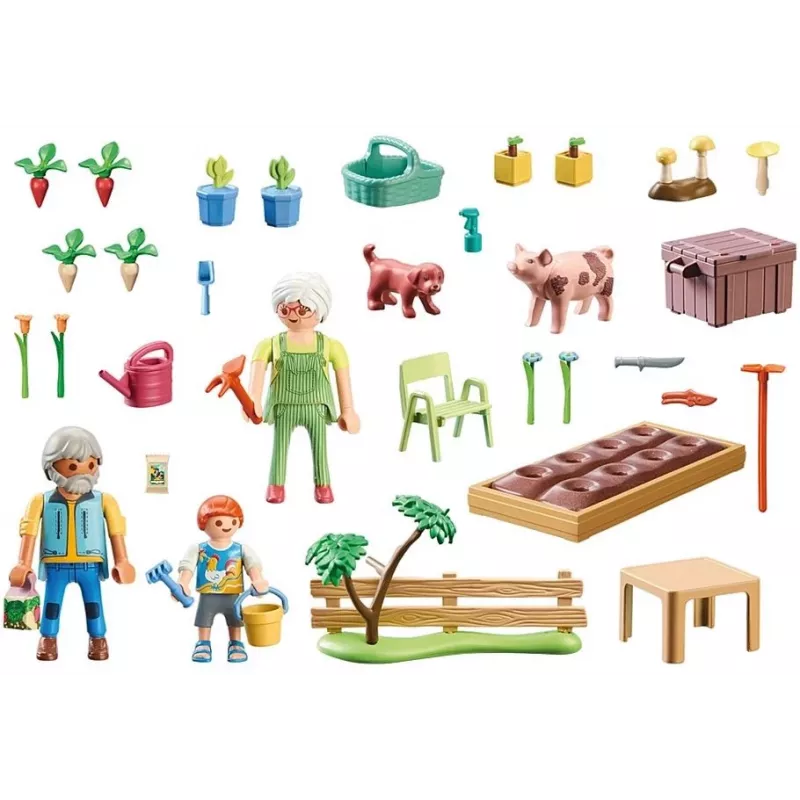 Playmobil 71443 Country: Horta com avós
