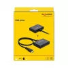 Splitter HDMI DELOCK 1 x HDMI in > 2 x HDMI out 4K 60 Hz