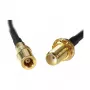 Cabo coaxial DeLOCK 88584 0,2 m preto