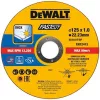 DeWalt DT20540-QZ Metal Target Inox discos de corte 125 x 1,0 mm, pack de 100
