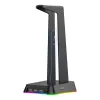 Suporte para auscultadores Onikuma ST-2 — altura ajustável, design robusto preto